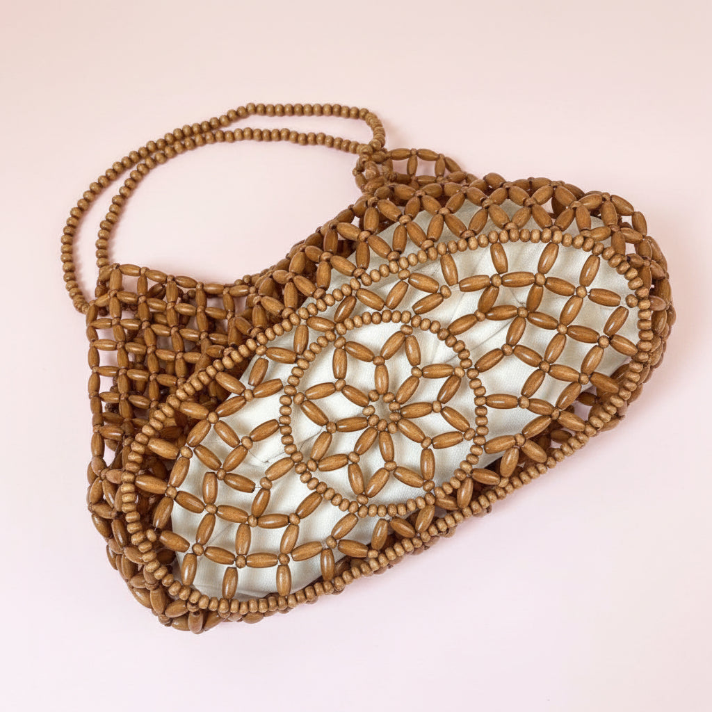 Handmade Woven Beaded Handbag