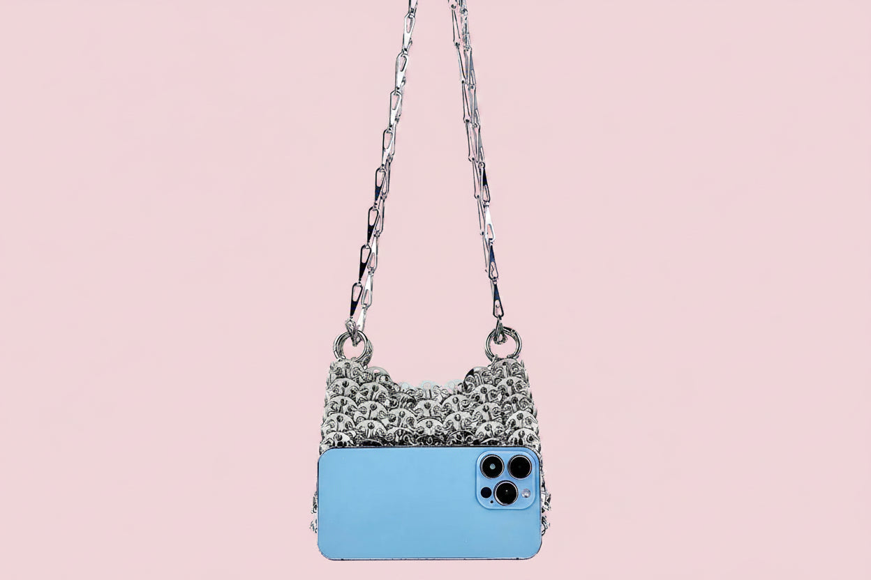 Metal Sequin Beaded Bag