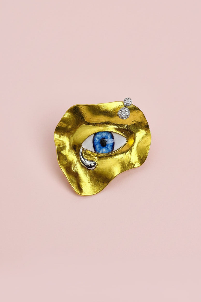 Evil Eye Brooch
