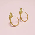 Bird Hoop Earrings