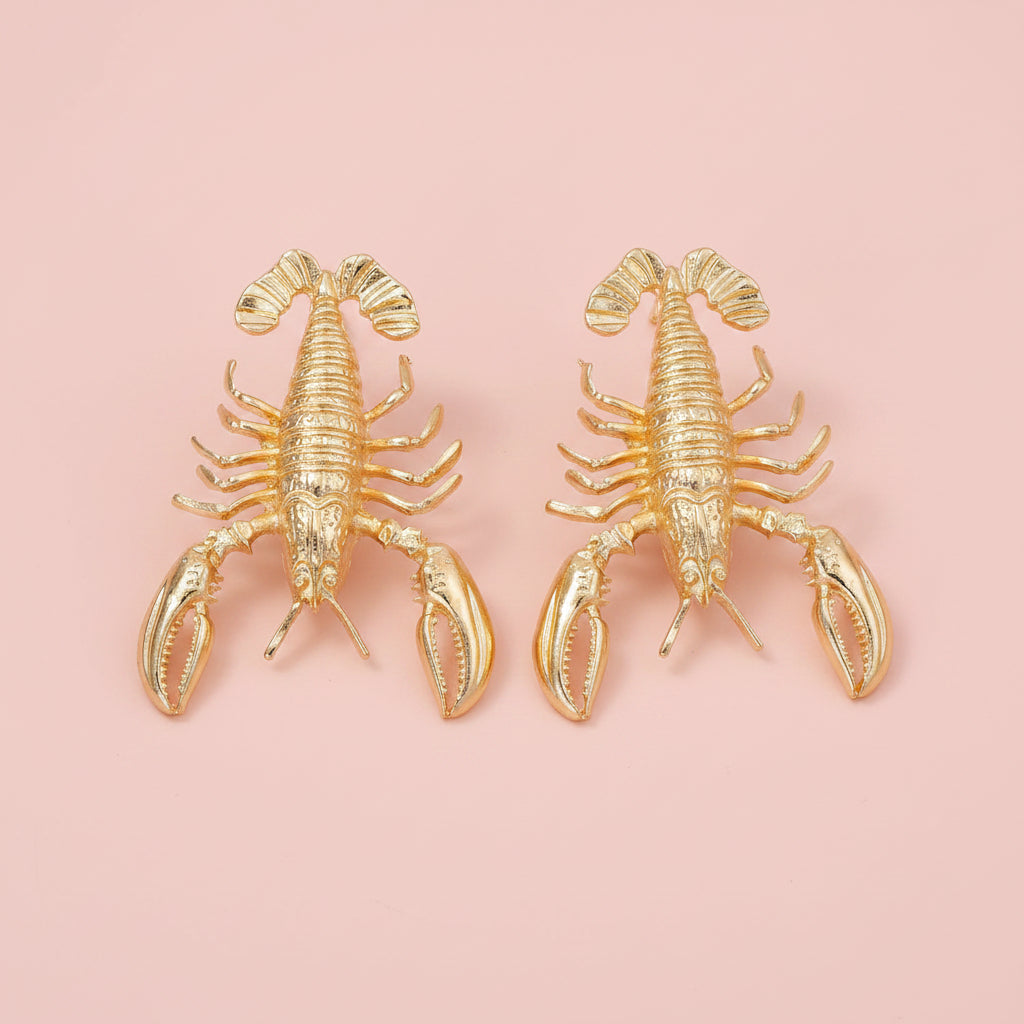 Lobster Surrealist Earrings