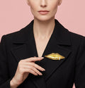 Lip Shaped Brooch