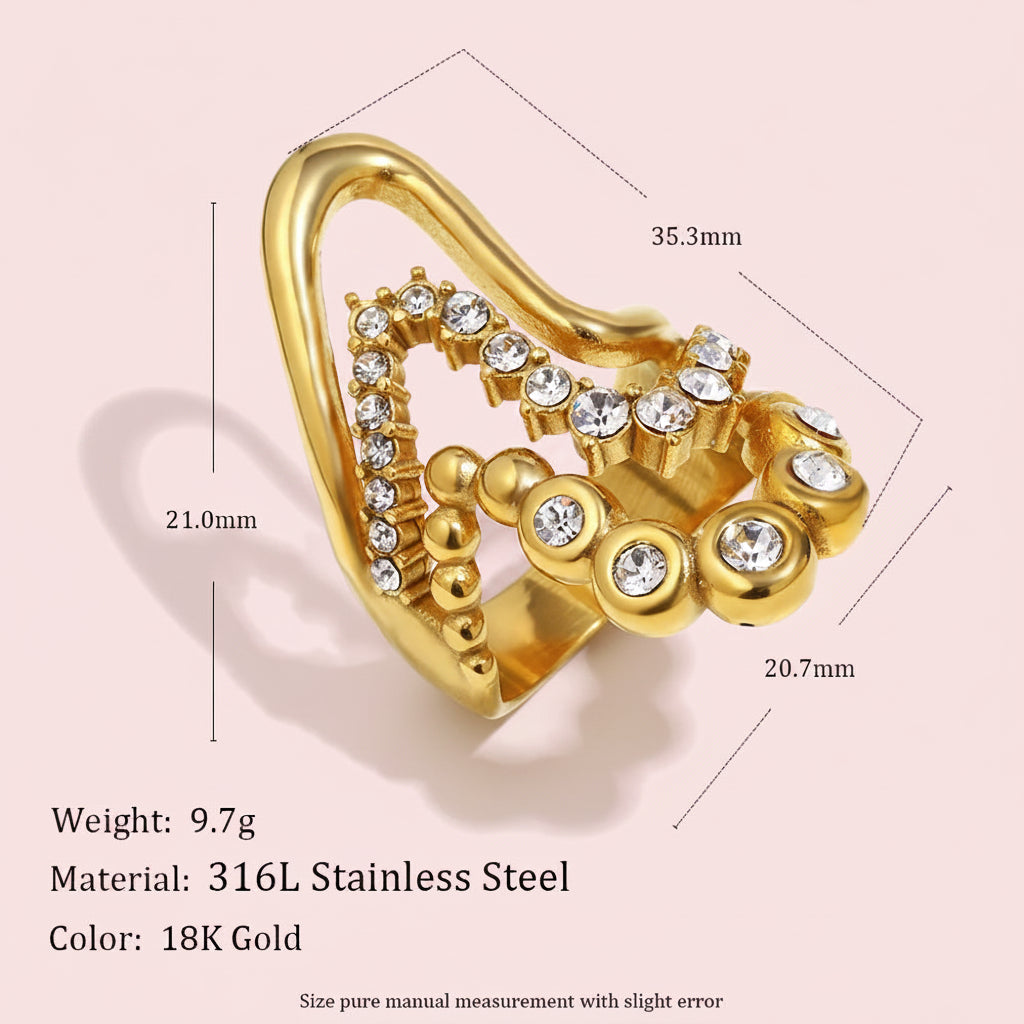 Waves Ring
