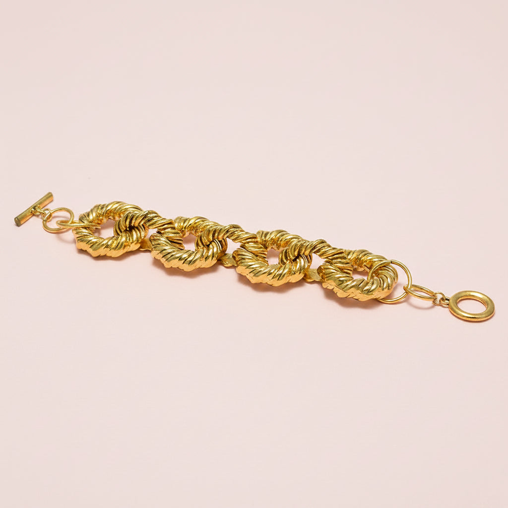 Chunky Baroque Chain Bracelet