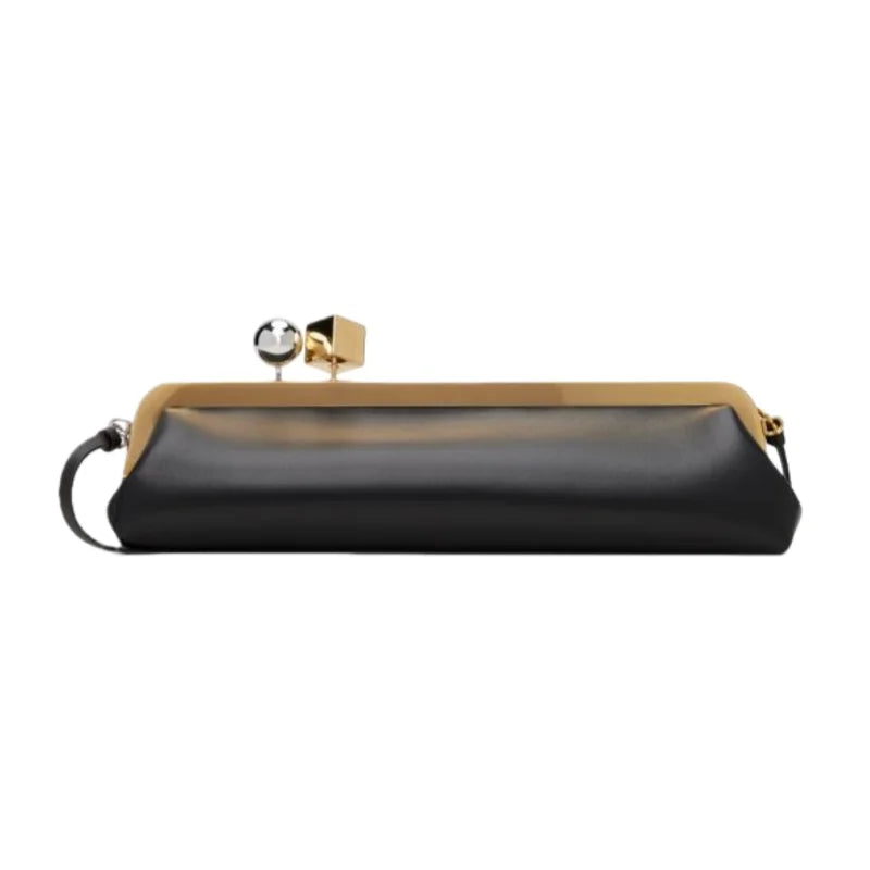 Kisslock Frame Clasp Pouch Clutch Purse