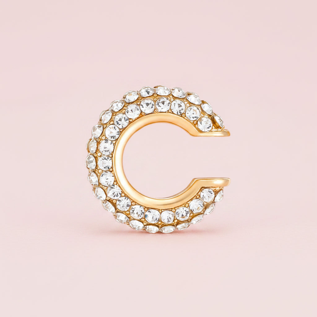 Rhinestone Studded Earcuffs