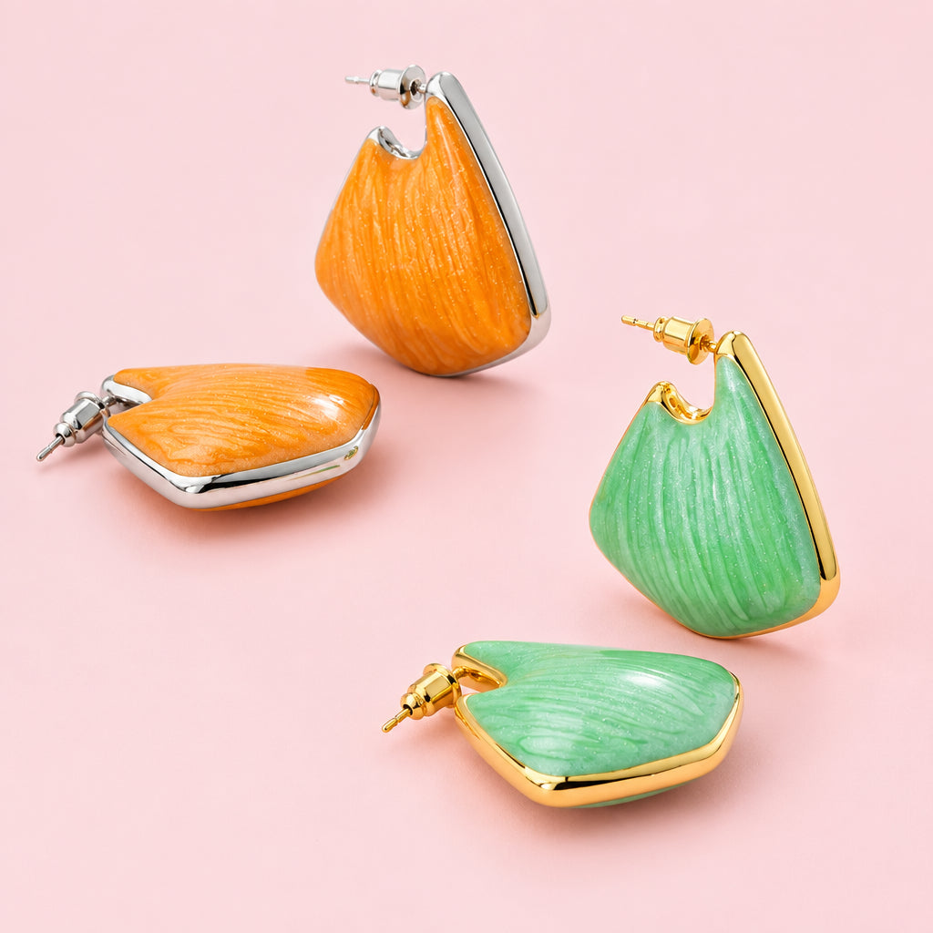 Geometric Sculptural Earrings