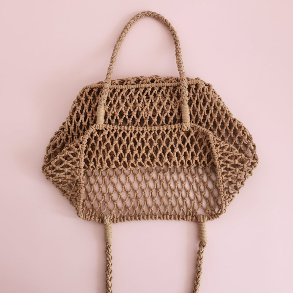 Crochet Beach Tote Bag