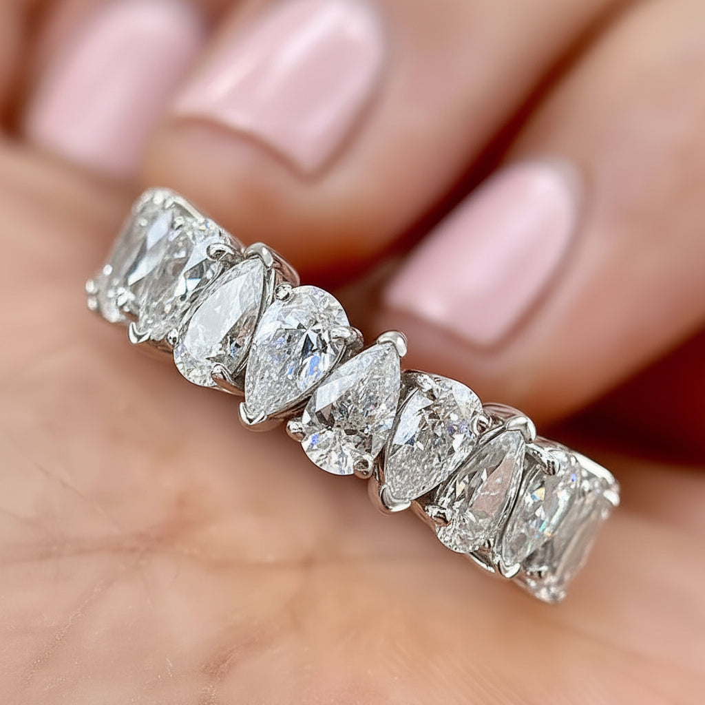 Lab Diamond Tennis Rings