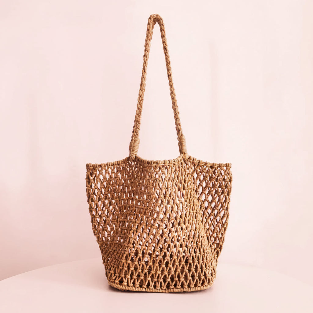 Crochet Beach Tote Bag