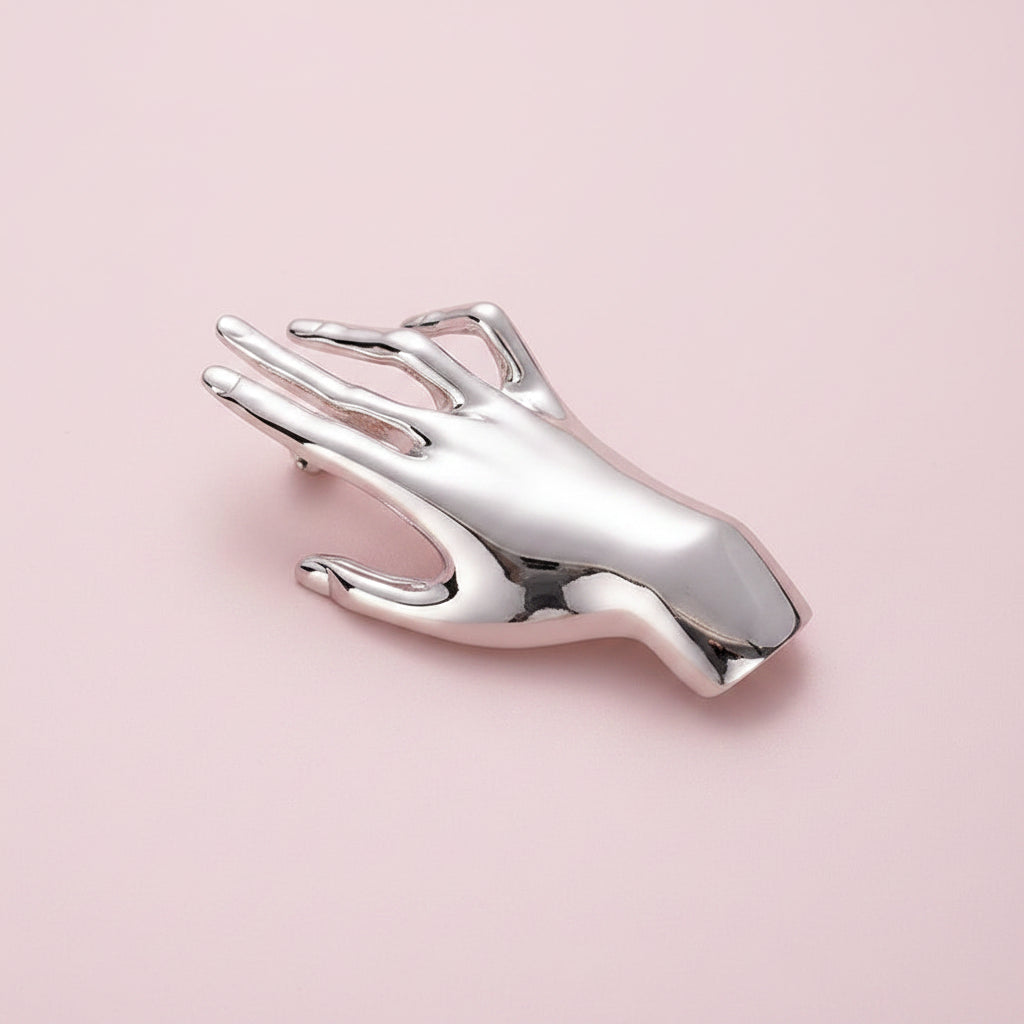 Hand Pin Brooch