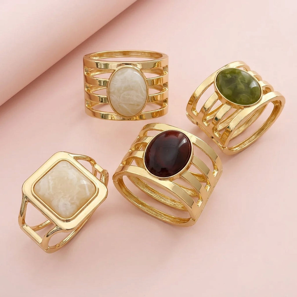 Oval Resin Stone Bracelets